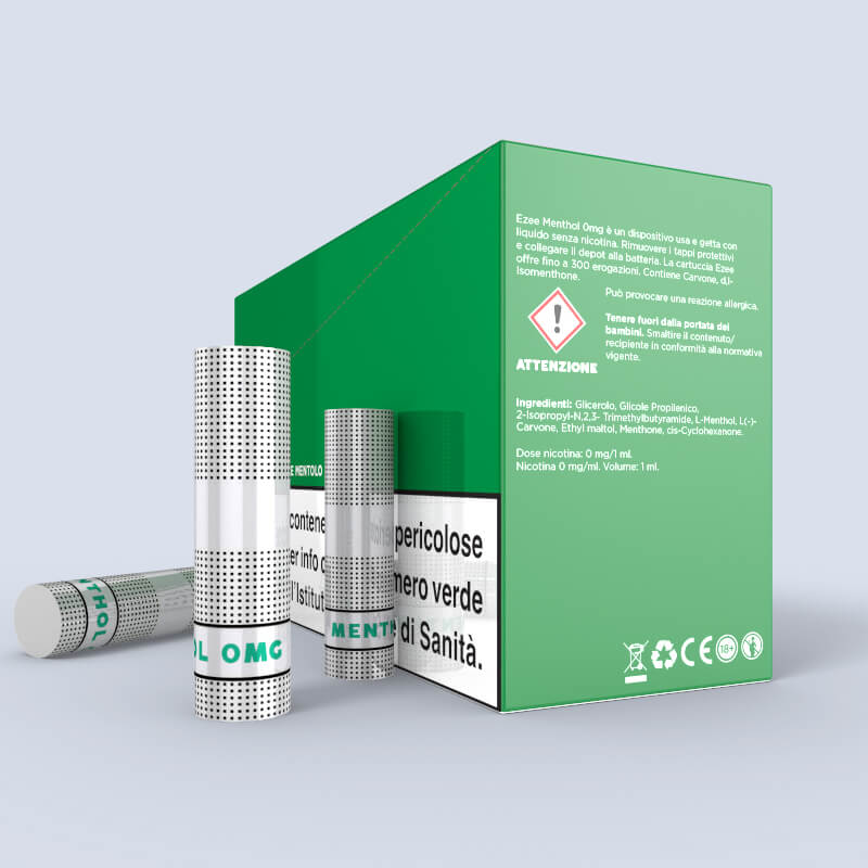 Ezee Cartucce Mentolo 0mg/ml - 36 pezzi